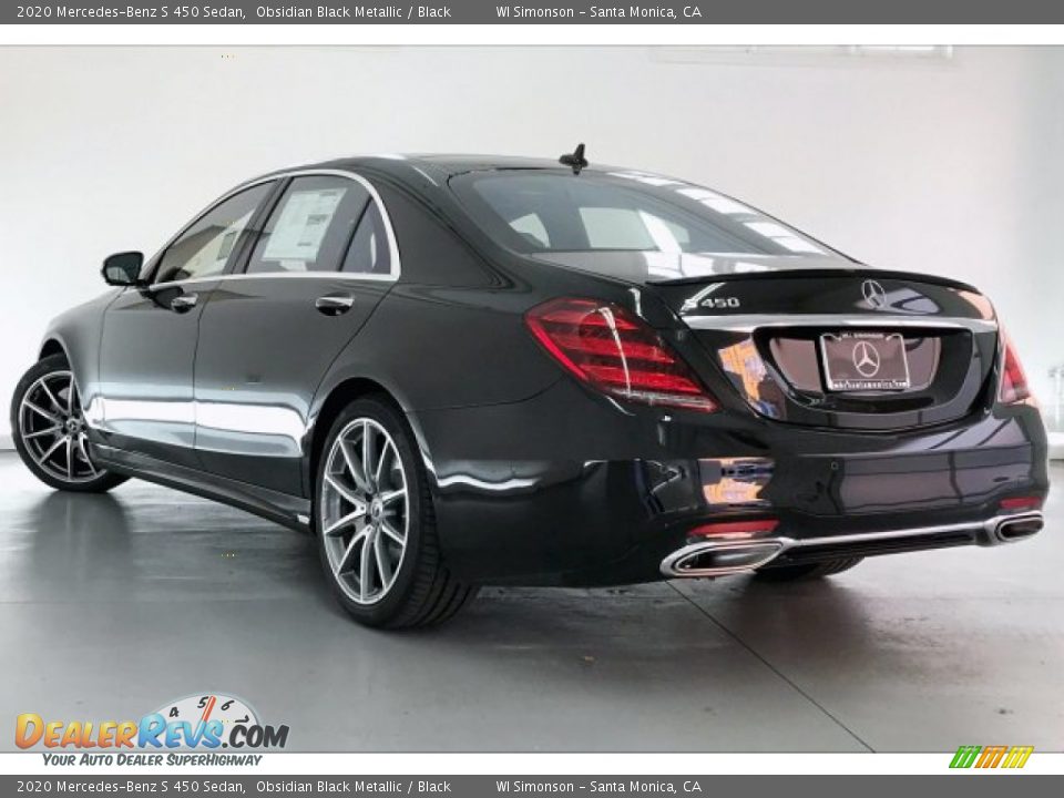 2020 Mercedes-Benz S 450 Sedan Obsidian Black Metallic / Black Photo #2