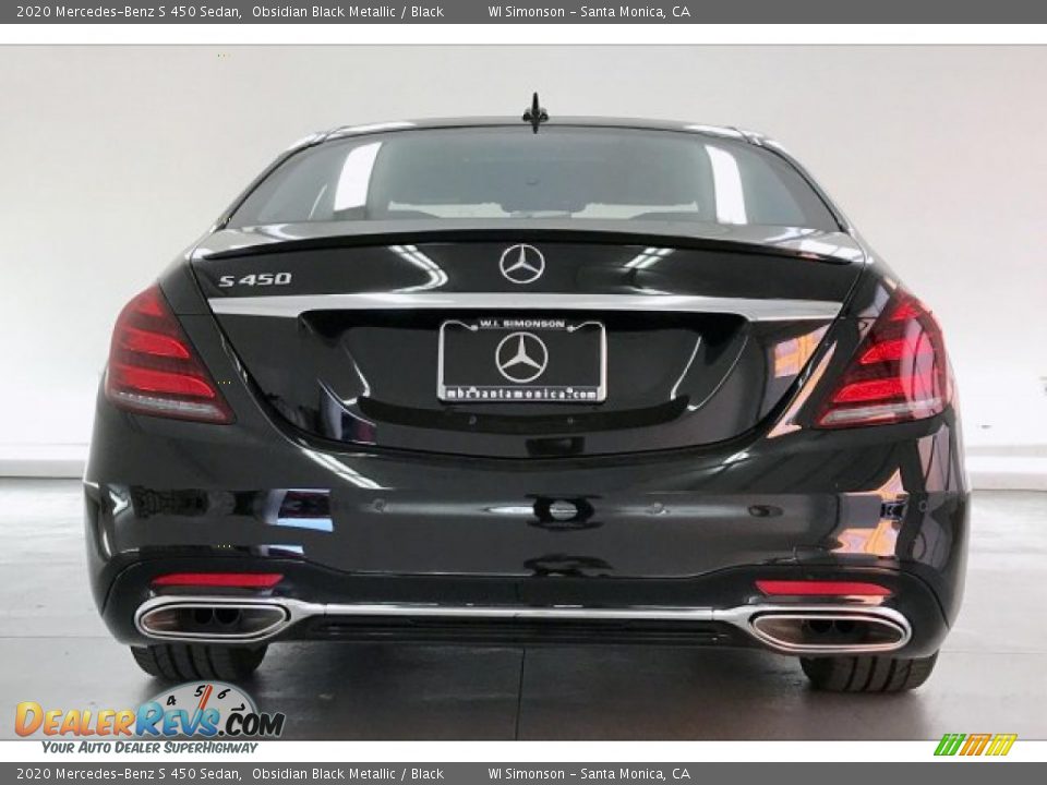 2020 Mercedes-Benz S 450 Sedan Obsidian Black Metallic / Black Photo #3