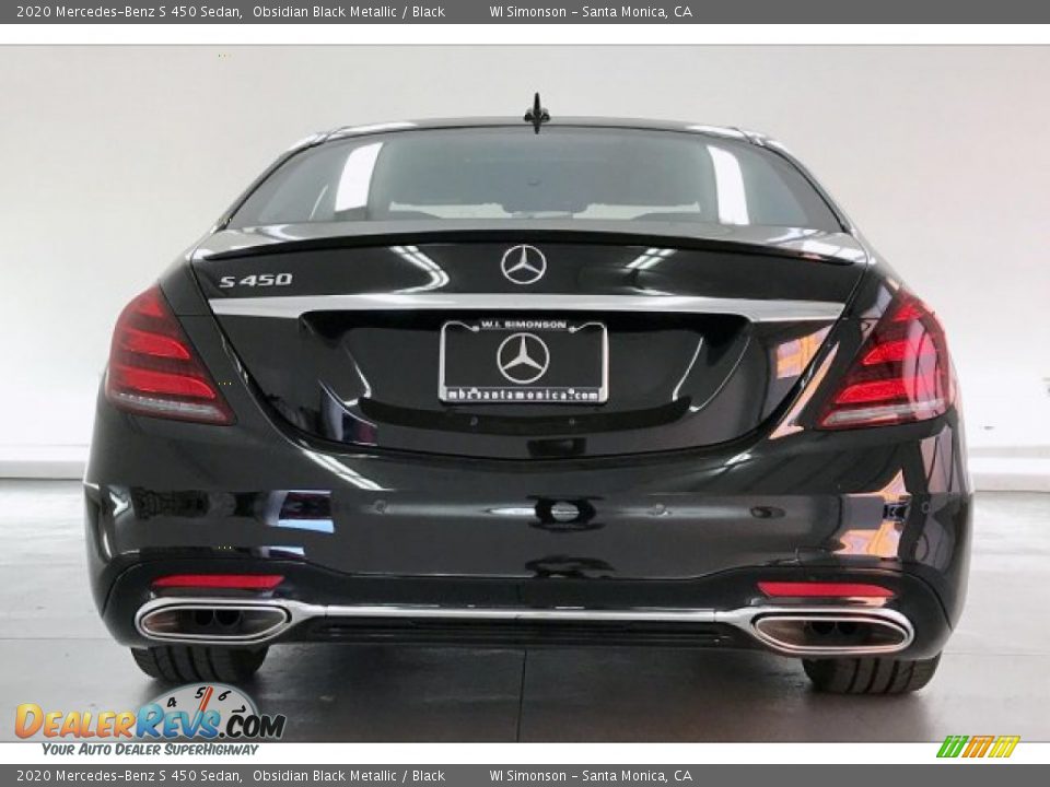 2020 Mercedes-Benz S 450 Sedan Obsidian Black Metallic / Black Photo #3