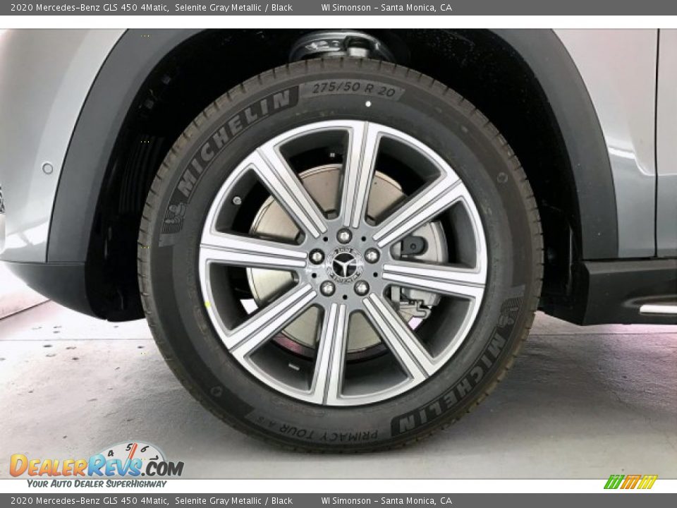 2020 Mercedes-Benz GLS 450 4Matic Selenite Gray Metallic / Black Photo #9