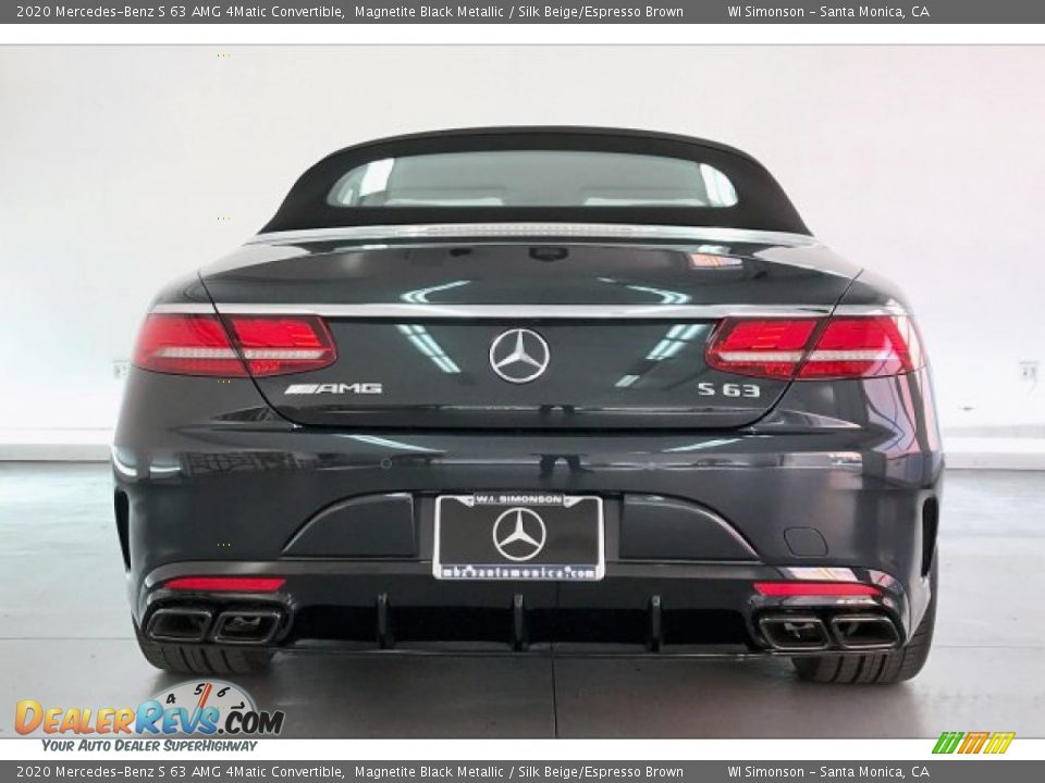 2020 Mercedes-Benz S 63 AMG 4Matic Convertible Magnetite Black Metallic / Silk Beige/Espresso Brown Photo #3