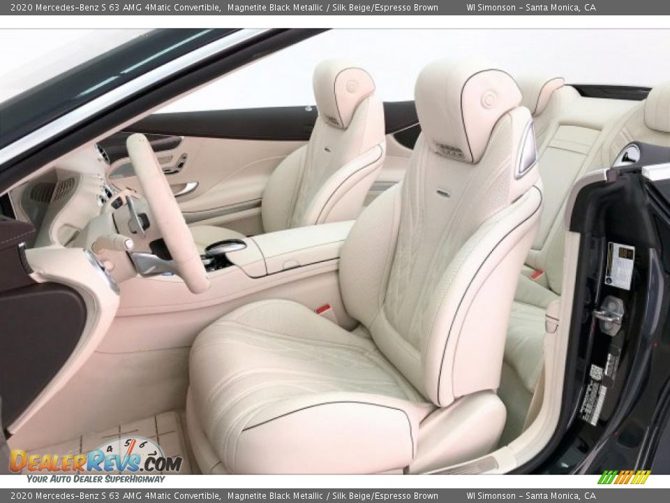 Front Seat of 2020 Mercedes-Benz S 63 AMG 4Matic Convertible Photo #14