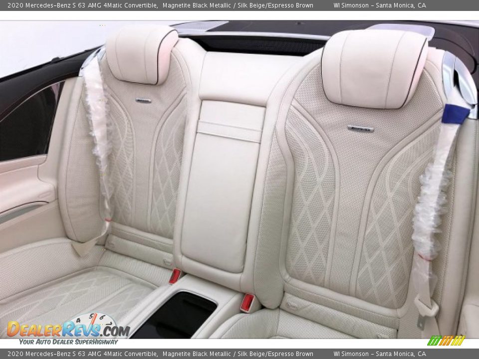 Rear Seat of 2020 Mercedes-Benz S 63 AMG 4Matic Convertible Photo #15