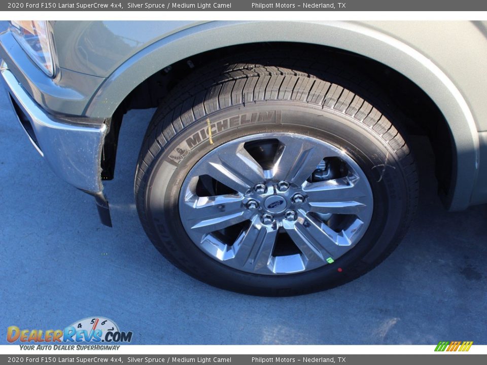 2020 Ford F150 Lariat SuperCrew 4x4 Silver Spruce / Medium Light Camel Photo #5