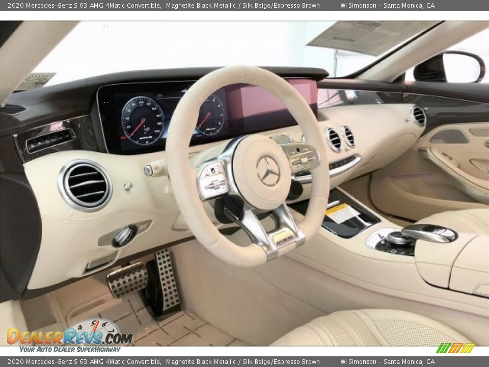Dashboard of 2020 Mercedes-Benz S 63 AMG 4Matic Convertible Photo #22