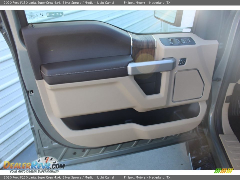 2020 Ford F150 Lariat SuperCrew 4x4 Silver Spruce / Medium Light Camel Photo #9