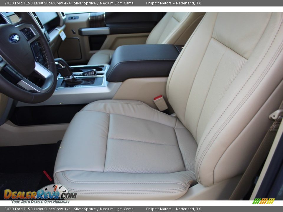 2020 Ford F150 Lariat SuperCrew 4x4 Silver Spruce / Medium Light Camel Photo #10