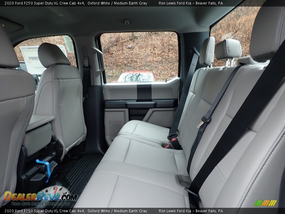 Rear Seat of 2020 Ford F250 Super Duty XL Crew Cab 4x4 Photo #14