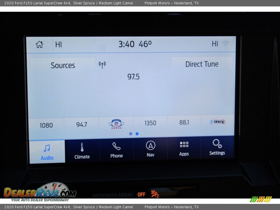 2020 Ford F150 Lariat SuperCrew 4x4 Silver Spruce / Medium Light Camel Photo #18