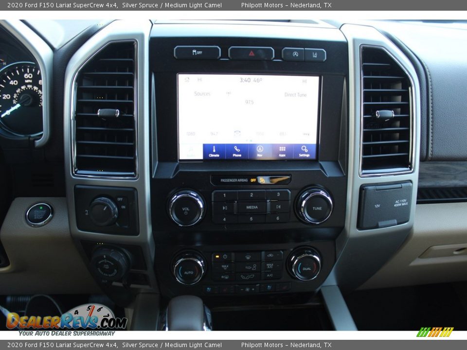 2020 Ford F150 Lariat SuperCrew 4x4 Silver Spruce / Medium Light Camel Photo #19