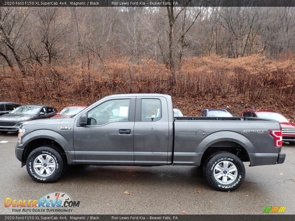 Magnetic 2020 Ford F150 XL SuperCab 4x4 Photo #5