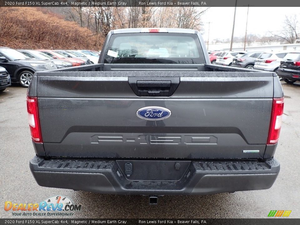 2020 Ford F150 XL SuperCab 4x4 Magnetic / Medium Earth Gray Photo #3