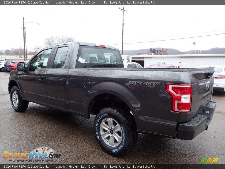 2020 Ford F150 XL SuperCab 4x4 Magnetic / Medium Earth Gray Photo #5