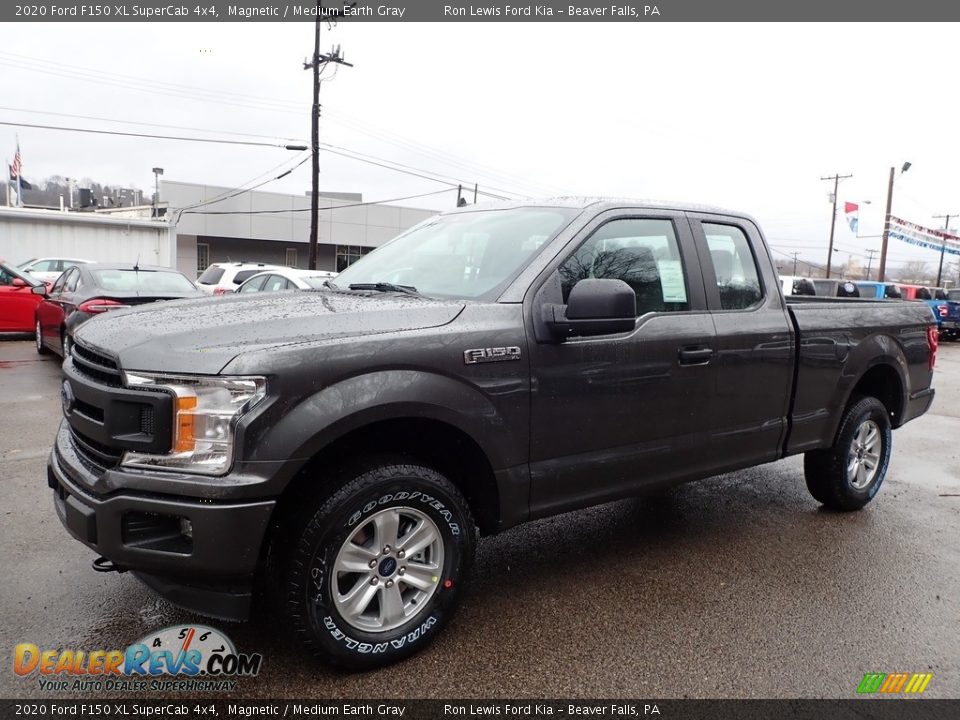 2020 Ford F150 XL SuperCab 4x4 Magnetic / Medium Earth Gray Photo #7