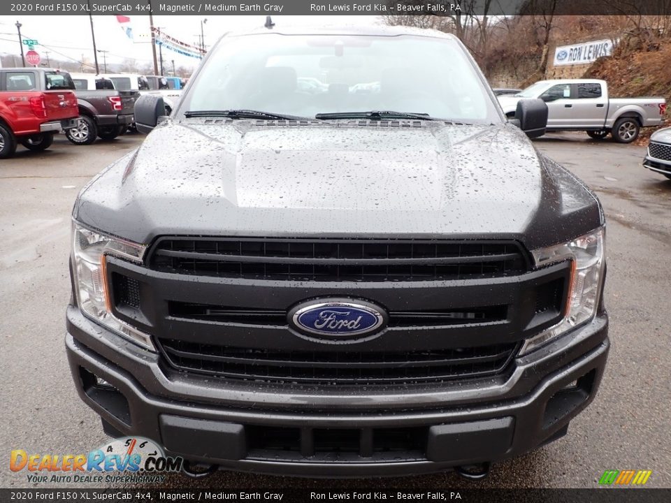 2020 Ford F150 XL SuperCab 4x4 Magnetic / Medium Earth Gray Photo #8