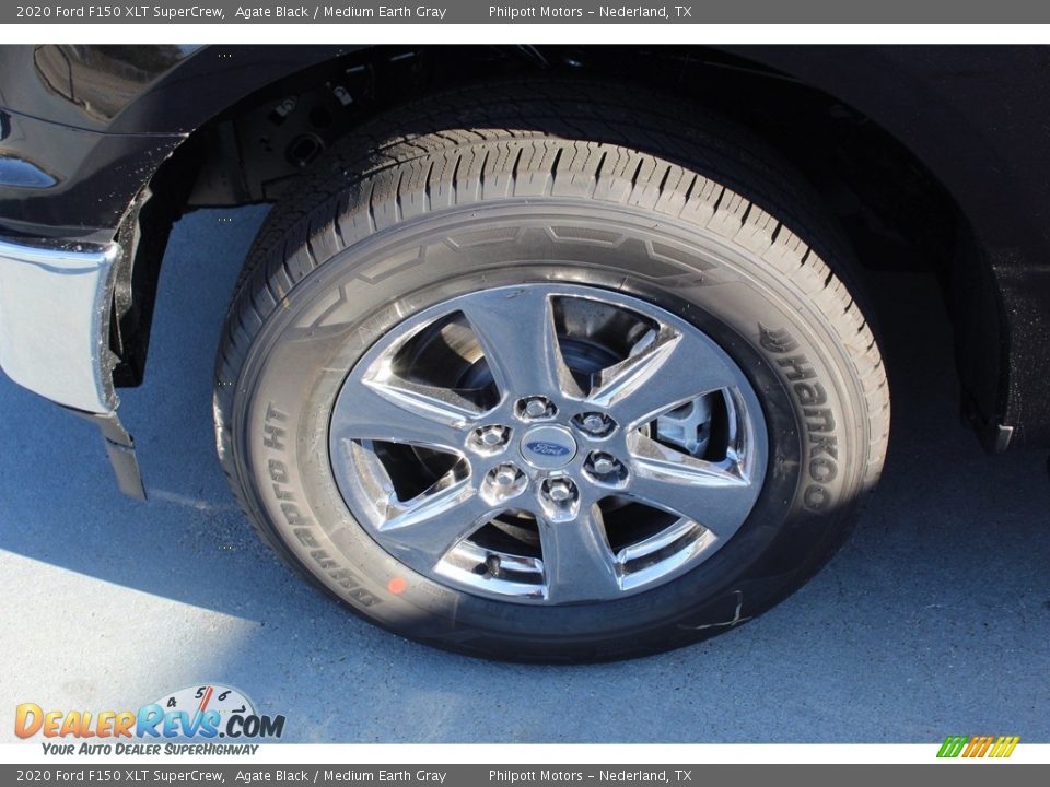 2020 Ford F150 XLT SuperCrew Agate Black / Medium Earth Gray Photo #5