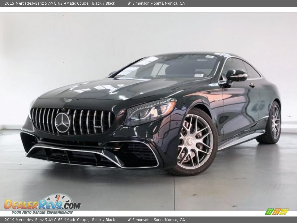 2019 Mercedes-Benz S AMG 63 4Matic Coupe Black / Black Photo #12