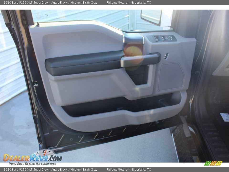 2020 Ford F150 XLT SuperCrew Agate Black / Medium Earth Gray Photo #9