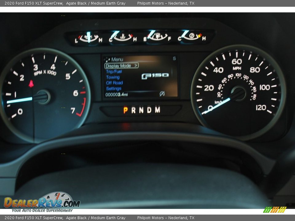 2020 Ford F150 XLT SuperCrew Agate Black / Medium Earth Gray Photo #15