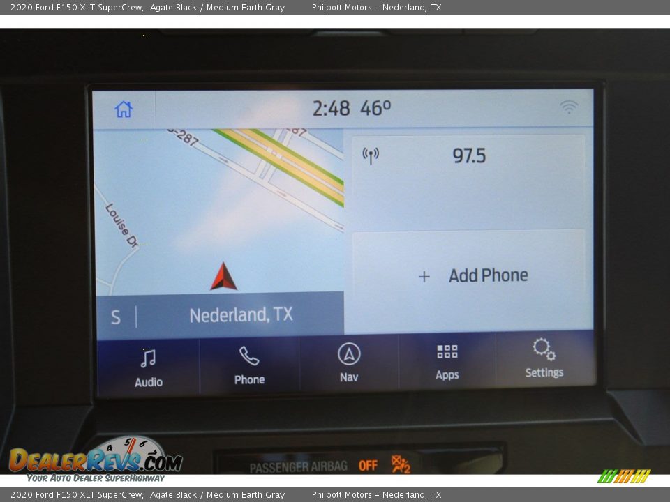 2020 Ford F150 XLT SuperCrew Agate Black / Medium Earth Gray Photo #17