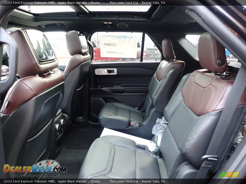 Rear Seat of 2020 Ford Explorer Platinum 4WD Photo #13