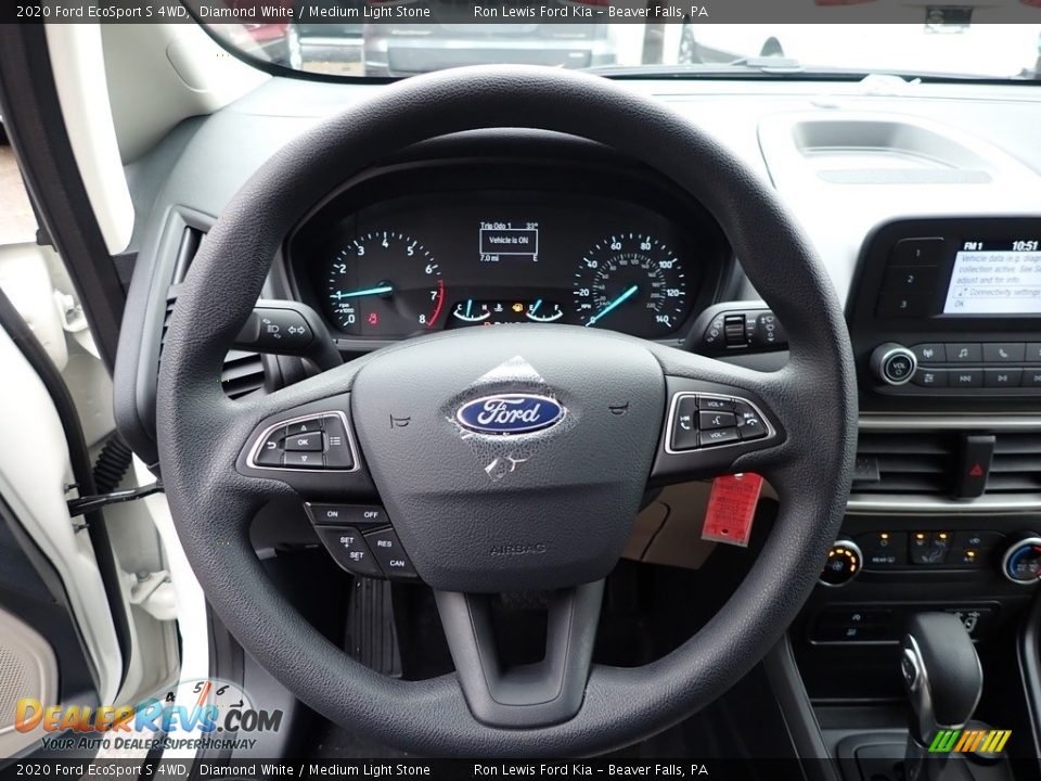 2020 Ford EcoSport S 4WD Steering Wheel Photo #18