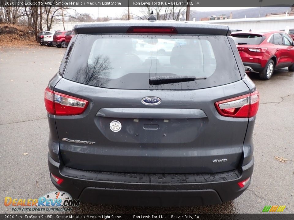 2020 Ford EcoSport S 4WD Smoke Metallic / Medium Light Stone Photo #4