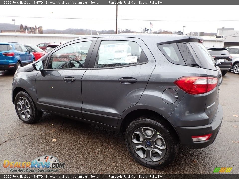 2020 Ford EcoSport S 4WD Smoke Metallic / Medium Light Stone Photo #5
