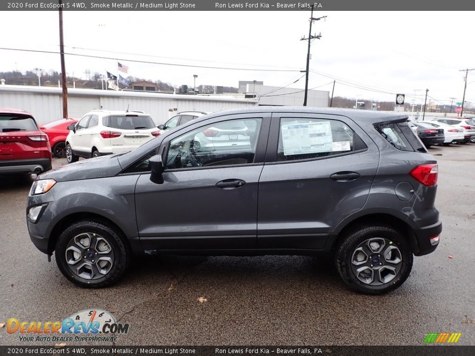 2020 Ford EcoSport S 4WD Smoke Metallic / Medium Light Stone Photo #6
