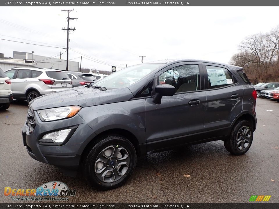 2020 Ford EcoSport S 4WD Smoke Metallic / Medium Light Stone Photo #7