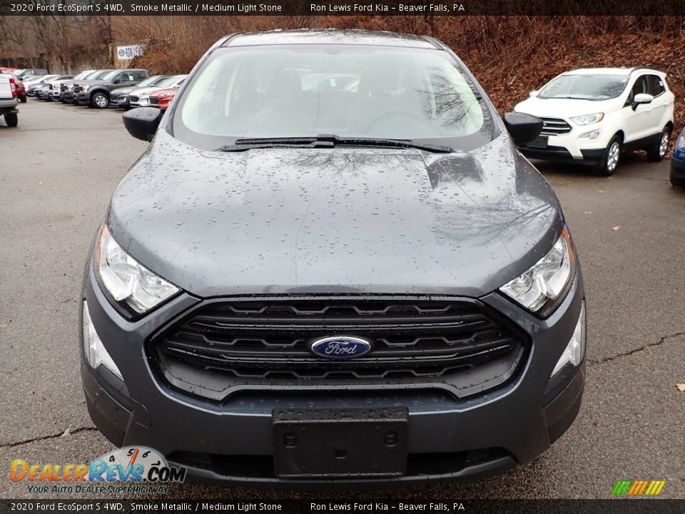 2020 Ford EcoSport S 4WD Smoke Metallic / Medium Light Stone Photo #8