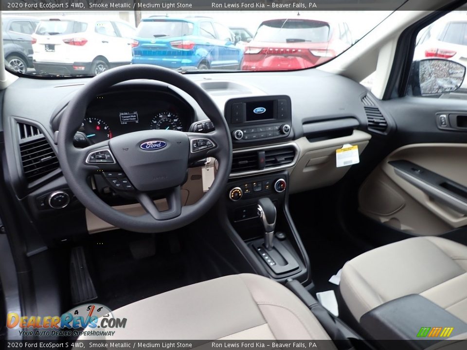 2020 Ford EcoSport S 4WD Smoke Metallic / Medium Light Stone Photo #16
