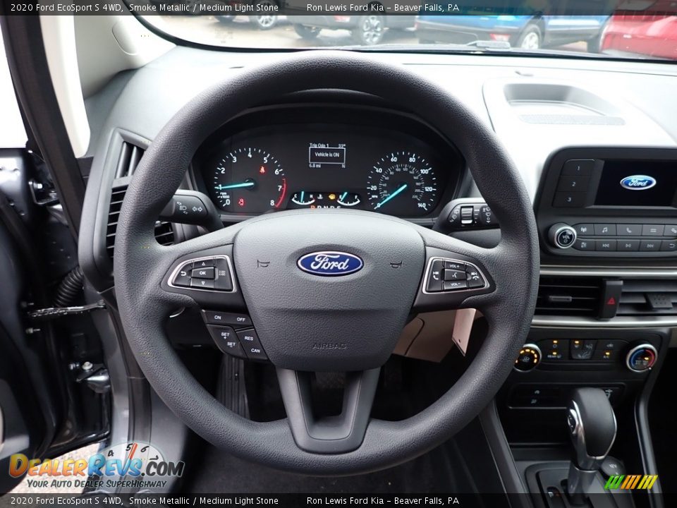 2020 Ford EcoSport S 4WD Smoke Metallic / Medium Light Stone Photo #18