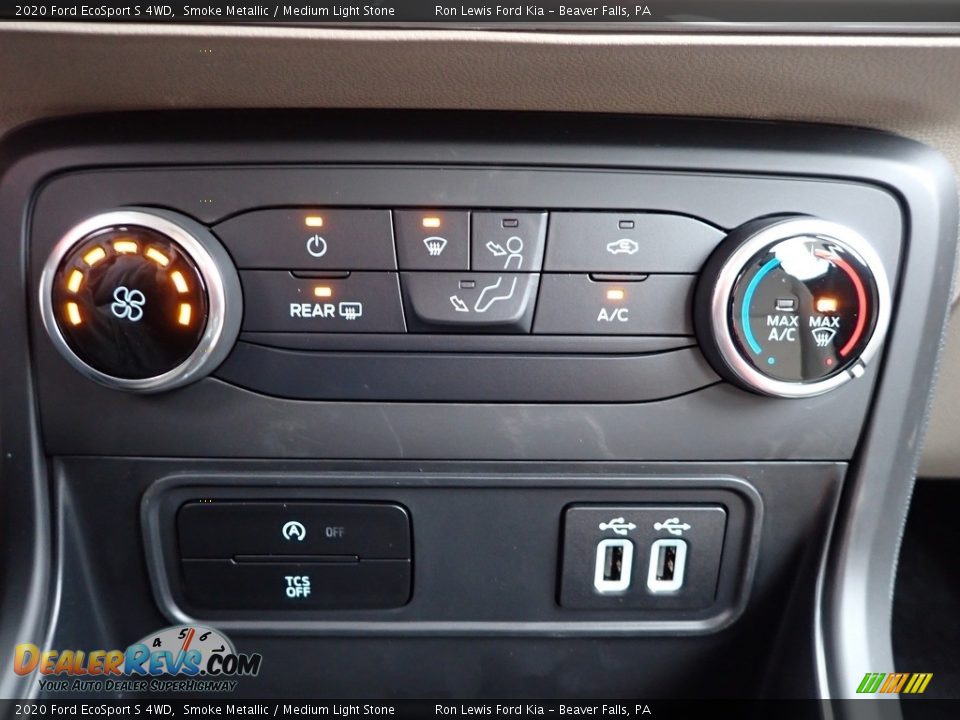 2020 Ford EcoSport S 4WD Smoke Metallic / Medium Light Stone Photo #20