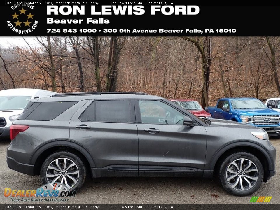 2020 Ford Explorer ST 4WD Magnetic Metallic / Ebony Photo #1