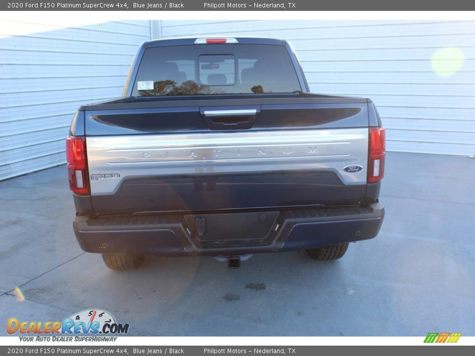 2020 Ford F150 Platinum SuperCrew 4x4 Blue Jeans / Black Photo #8