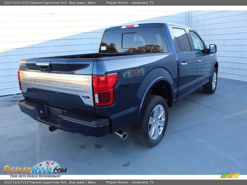 2020 Ford F150 Platinum SuperCrew 4x4 Blue Jeans / Black Photo #9