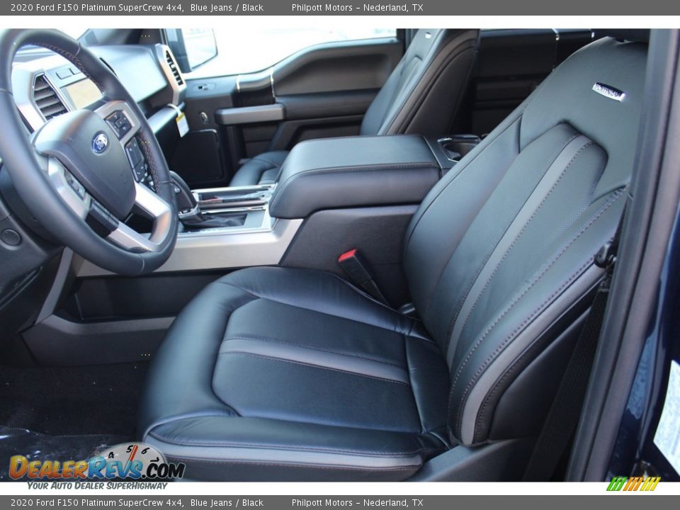 2020 Ford F150 Platinum SuperCrew 4x4 Blue Jeans / Black Photo #11