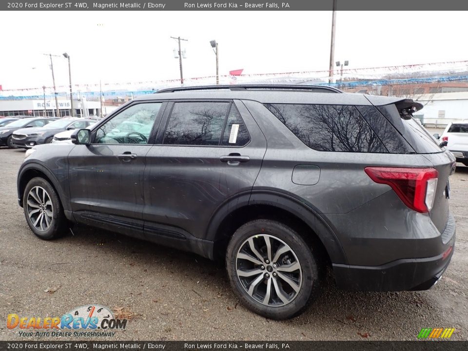 2020 Ford Explorer ST 4WD Magnetic Metallic / Ebony Photo #5