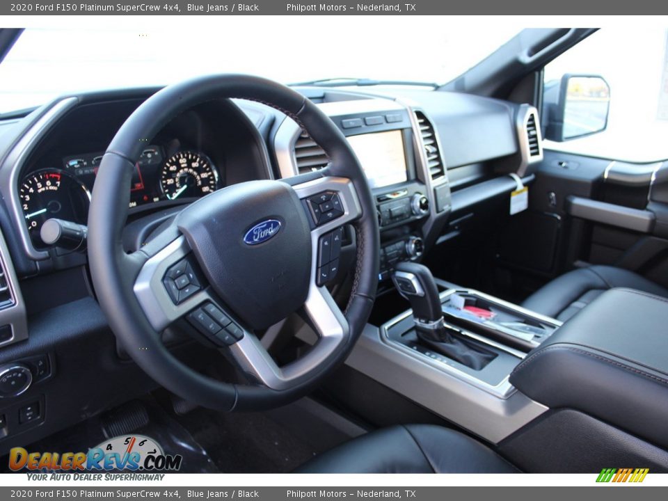 2020 Ford F150 Platinum SuperCrew 4x4 Blue Jeans / Black Photo #13