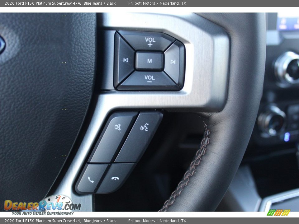 2020 Ford F150 Platinum SuperCrew 4x4 Blue Jeans / Black Photo #16