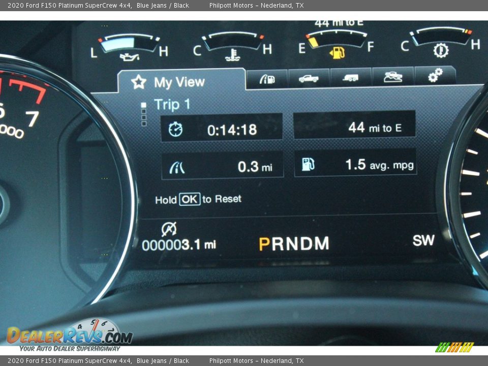 2020 Ford F150 Platinum SuperCrew 4x4 Gauges Photo #18