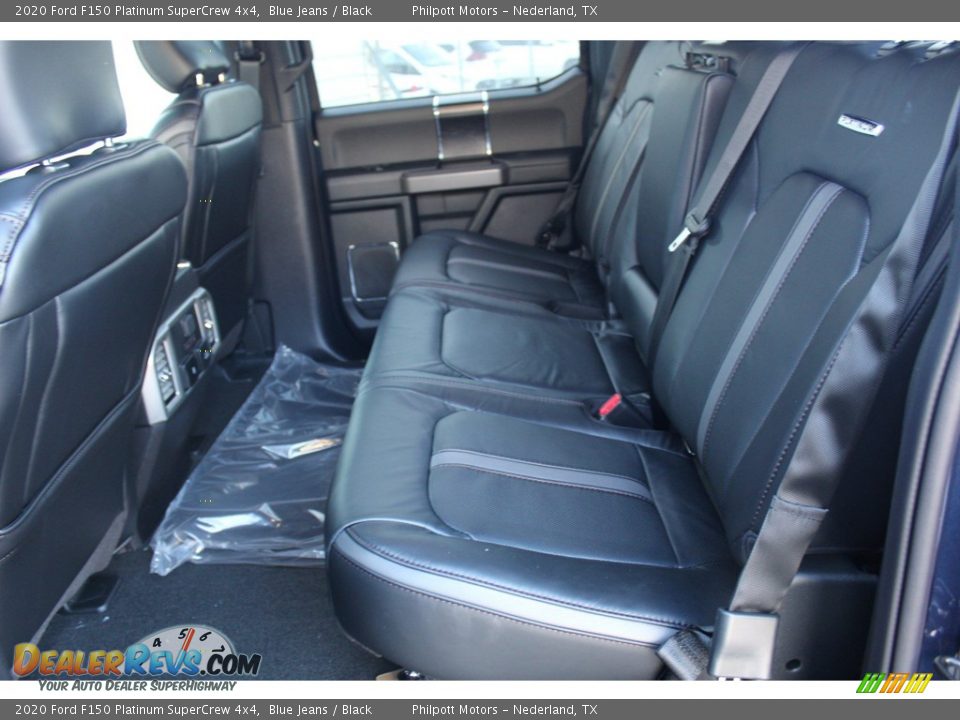 Rear Seat of 2020 Ford F150 Platinum SuperCrew 4x4 Photo #24