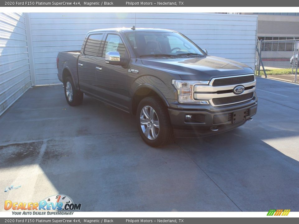 2020 Ford F150 Platinum SuperCrew 4x4 Magnetic / Black Photo #2