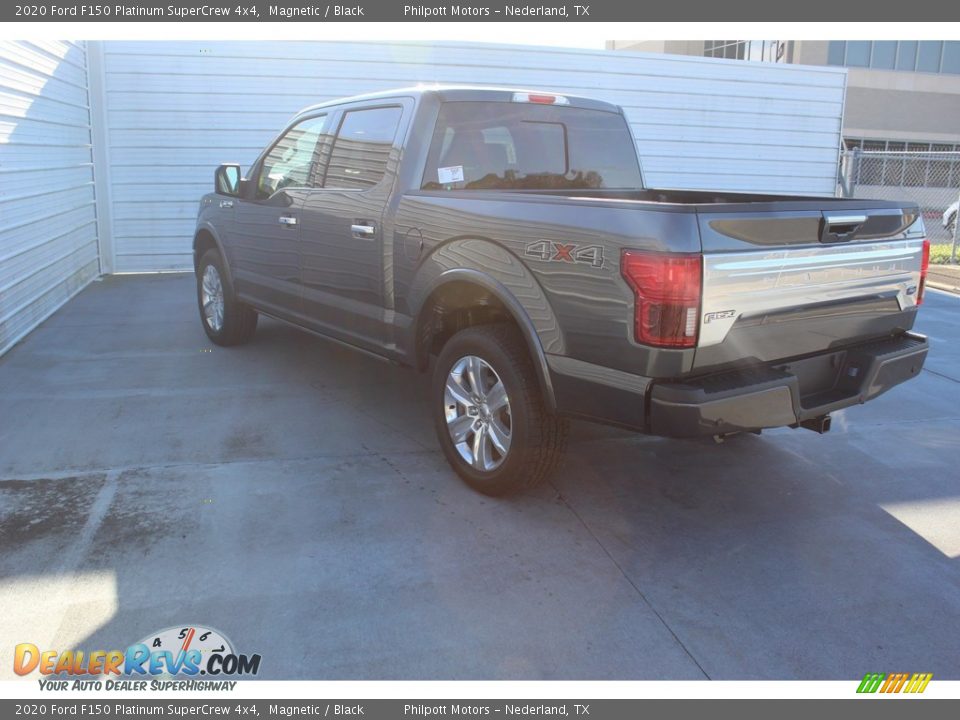 2020 Ford F150 Platinum SuperCrew 4x4 Magnetic / Black Photo #6