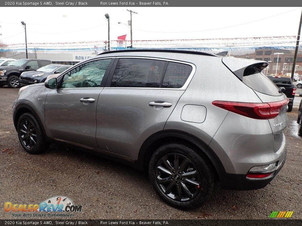 2020 Kia Sportage S AWD Steel Gray / Black Photo #5