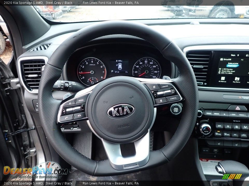 2020 Kia Sportage S AWD Steel Gray / Black Photo #17