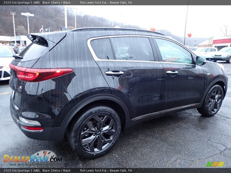 2020 Kia Sportage S AWD Black Cherry / Black Photo #2