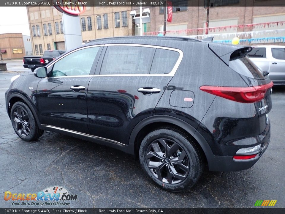 2020 Kia Sportage S AWD Black Cherry / Black Photo #5