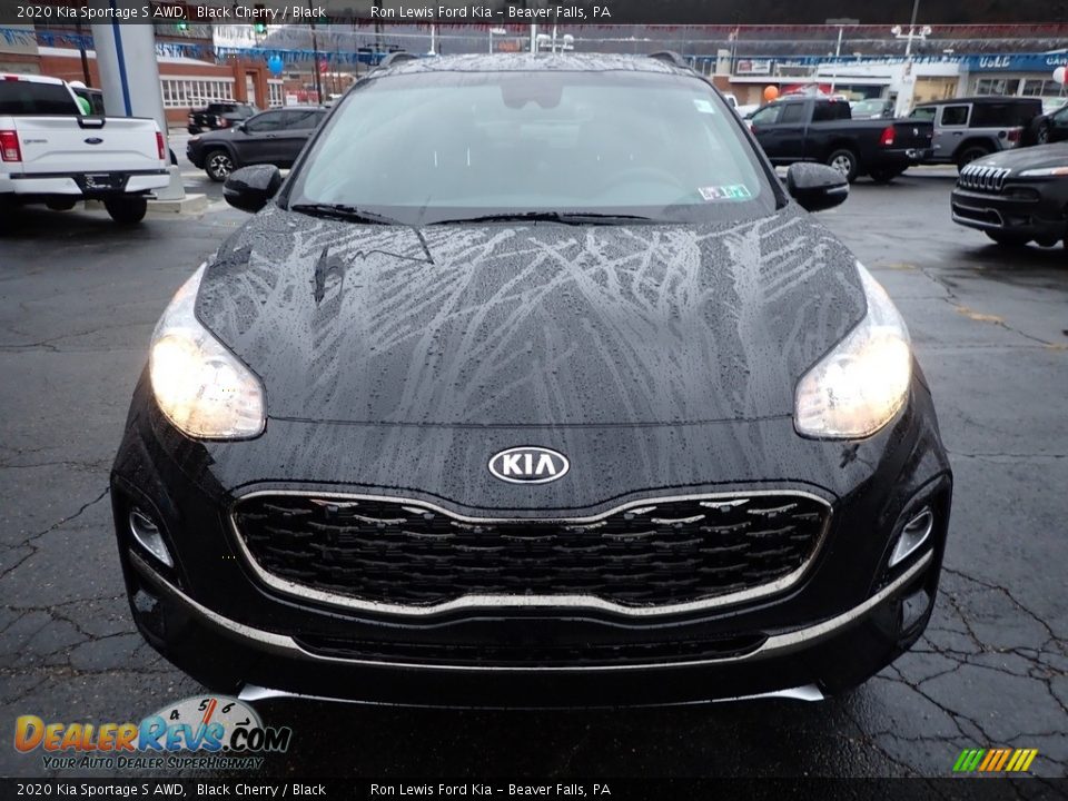 2020 Kia Sportage S AWD Black Cherry / Black Photo #8